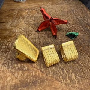 Trabzon Hasırı Bayan Küpe ve Yüzük