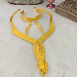 Altın Kaplama Gümüş Dorikalı Set