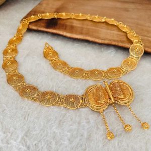 Kelebek Tokalı Telkari Gümüş Kemer