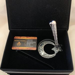Ayyıldız Gümüş Masa Üstü İsimlik