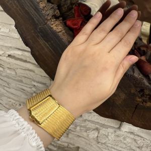 Altın Kaplama Trabzon Hasırı Gümüş Bileklik