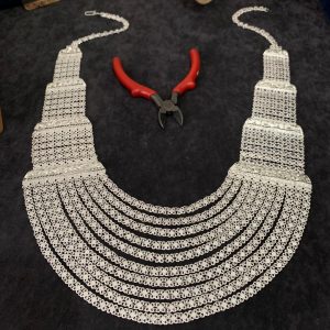 10 Sıra Urfa Akıtması Gümüş Gerdanlık