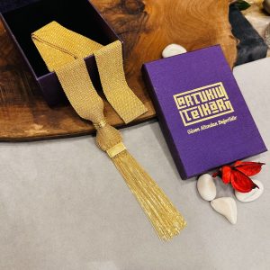 Altın Kaplama Gümüş Şal Kravat Kolye