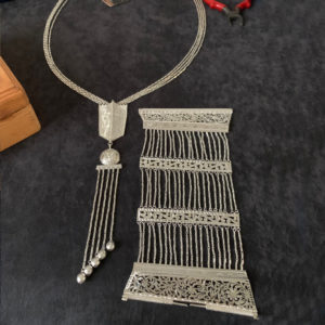 Urfa Akıtması Gümüş Şimralı Set
