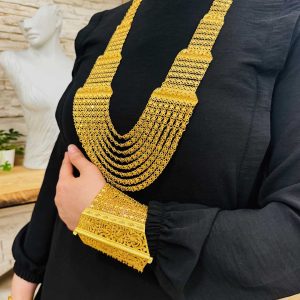 Urfa Akıtması Madonna Kolye Takı Seti