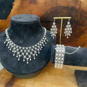 Kişniş Modeli Gümüş Takı Seti