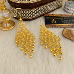 9 Toplu Altın Kaplama Gümüş Kişniş Küpe