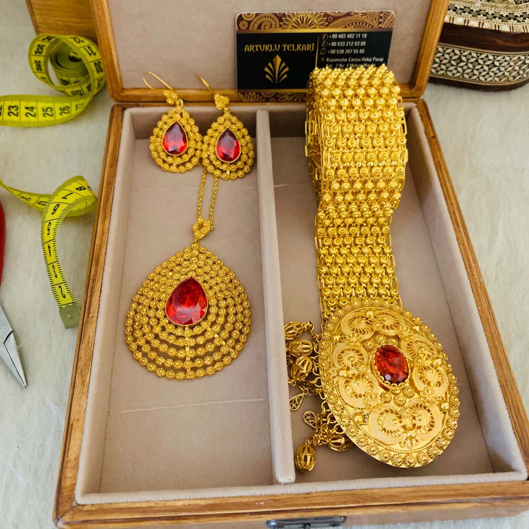 womens-gold-plated-silver-jewelry-set