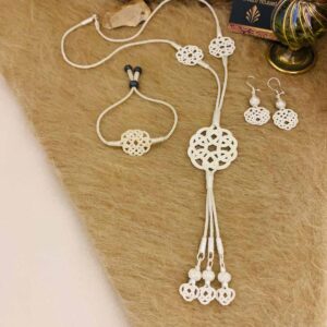 1000 Ayar Gümüş Kazaziye Bayan Seti