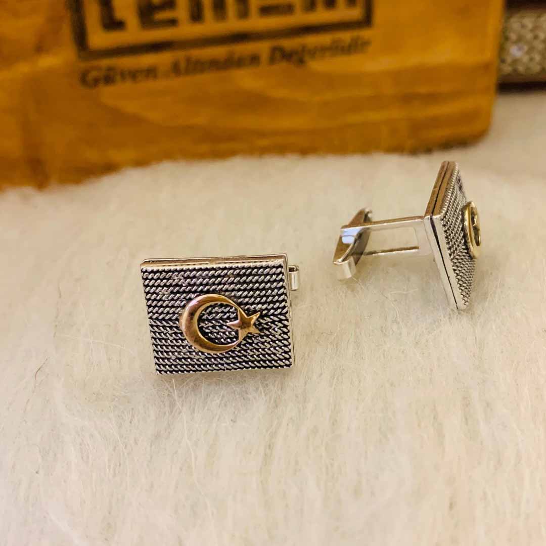 turk-bayrakli-gumus-kol-dugmeleri