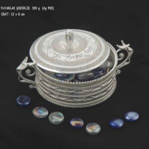 Telkari Gümüş Biblo Şekerlik