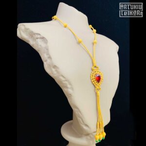 Telkari İşlemeli Kazaziye Bayan Kolyesi