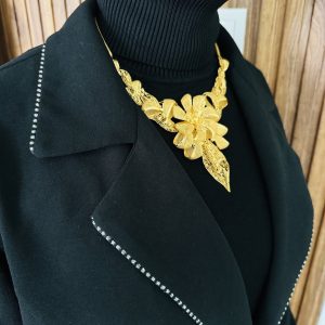 925 Ayar Gümüş Altın Kaplama Bayan Kolyesi