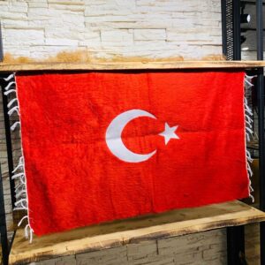 Ayyıldız Tiftik Dokumalı Duvar Halısı