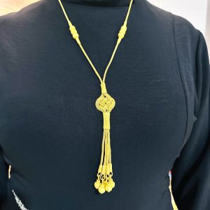 Altın Kaplama Gümüş Kazaz Kolye