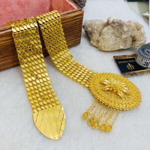 Altın Kaplama Pullu Halep Zincirli Kemer