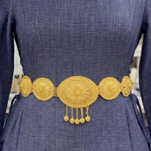 Altın Modeli Telkari Gümüş Kemer