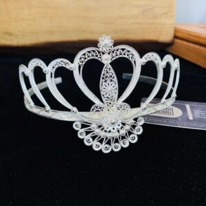 Telkari Gümüş Prenses Modeli Taç