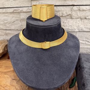 Klasik Tokalı Trabzon Hasırı Bayan Takı Seti