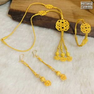 Altın Kaplama Kazaziye Takı Seti