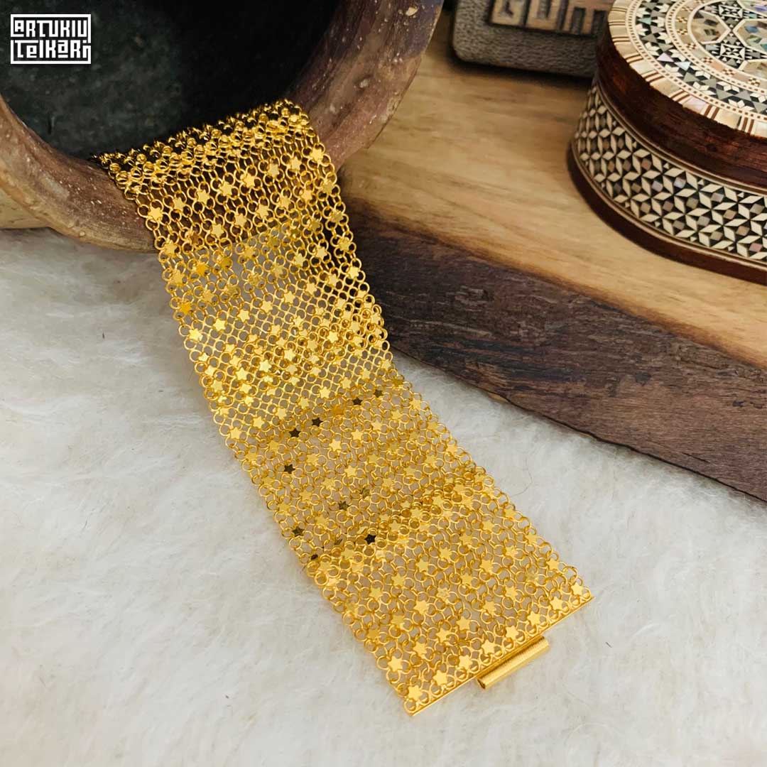 telkari-yildizli-gumus-bayan-bileklik