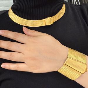 Altın Kaplama Trabzon Hasırı Takı Seti