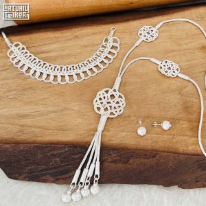 Trabzon Gümüş Kazaziye Bayan Takı Seti