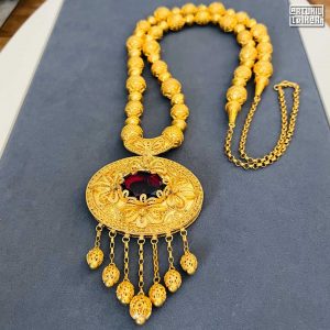 Telkari Gümüş Altın Kaplama Gerdanlık