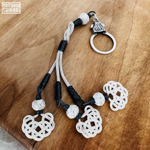 Kazaziye Telkari Gümüş Anahtarlık