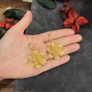 Fiyonklu Fizyon Gelin Tülü Bayan Küpesi