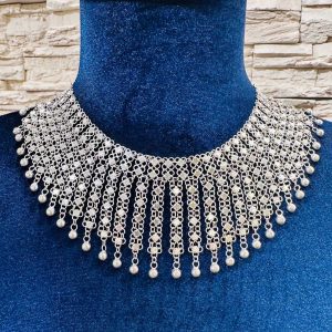 Yıldızlı Gümüş Telkari Kolye