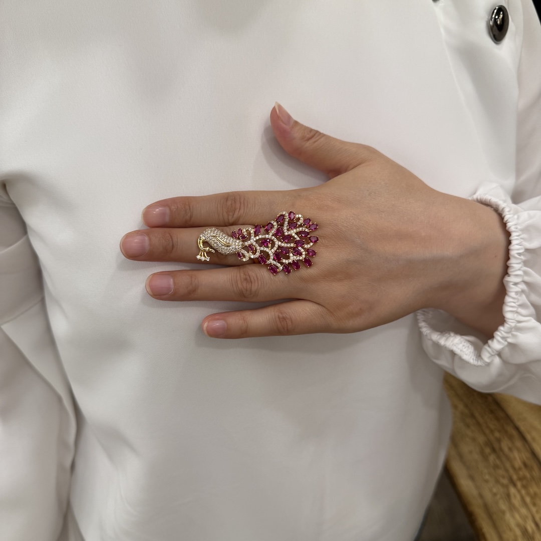 tavus-kusu-gumus-yuzuk