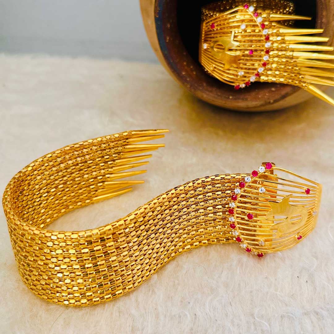 galaxy-model-gold-plated-silver-women’s-bracelet