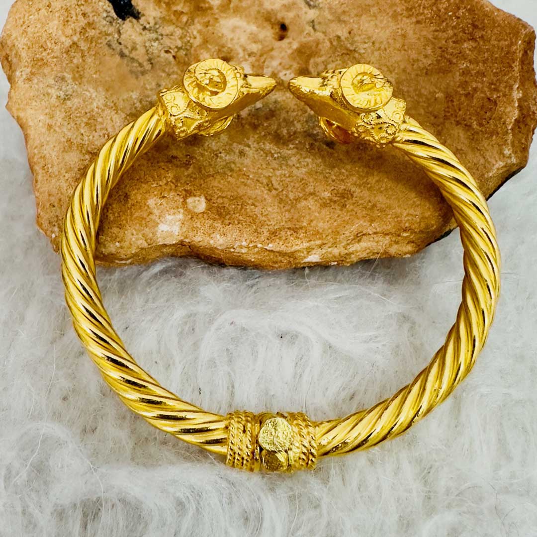ram-head-gold-plated-silver-men-women’s-bracelet-bangle