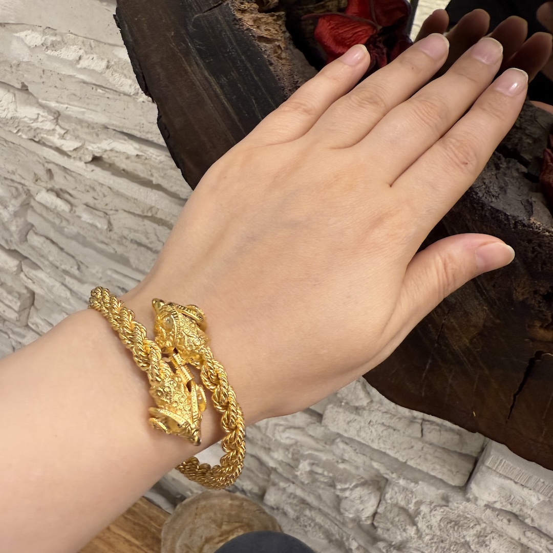 ram-head-gold-plated-silver-women’s-bracelet