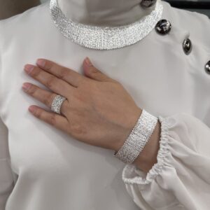 925 Ayar Gümüş Kleopatra Bayan Takı Seti