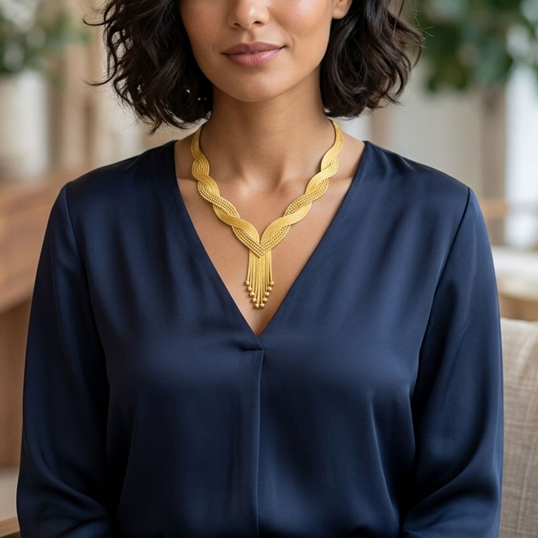 dorika-altin-modeli-gumus-kolyesi