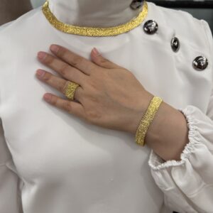 Klasik Kleopatra Altın Modeli Bayan Takı Seti