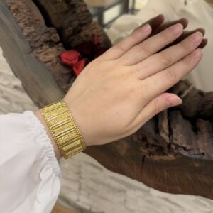 Kleopatra Levi Modeli Altın Kaplama Gümüş Bileklik