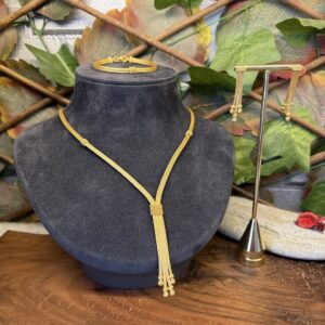 Dorika İşlemeli Altın Modeli Gümüş Set