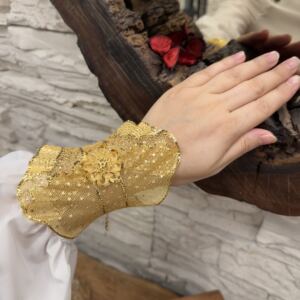 Altın Modeli Gümüş Fizyon Bayan Bileziği