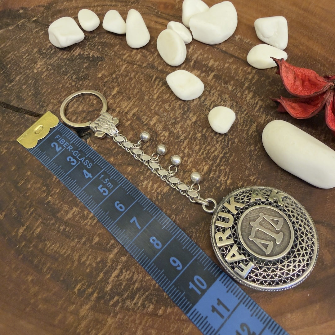 adalet-armali-gümüş-telkari-anahtarlik