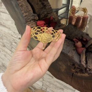 Üç Telli Altın Kaplama Gümüş Bayan Bileziği