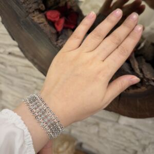 Mardin Telkari İşlemeli Gümüş Bileklik