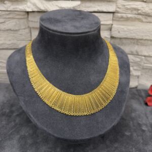 Kleopatra Klasik Altın Kaplama Gümüş Bayan Kolyesi