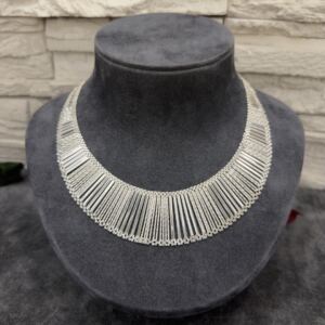 Gümüş Kleopatra Bayan Kolyesi