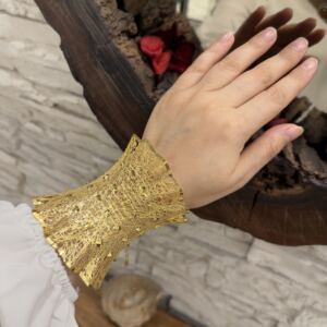 Piramit Desenli Gelin Tülü Fizyon Bilezik