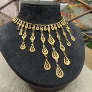 Artuklu Motifli Telkari Gümüş Bayan Kolyesi