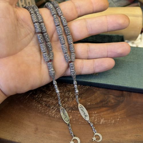 isimli-telkari-gümüş-ayyildizli-tesbih